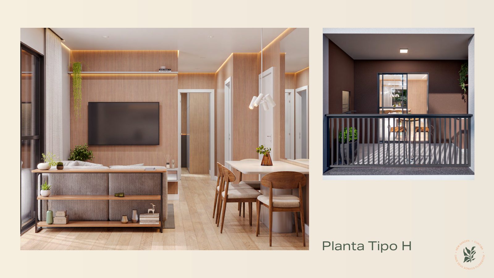 Apartamento decorado